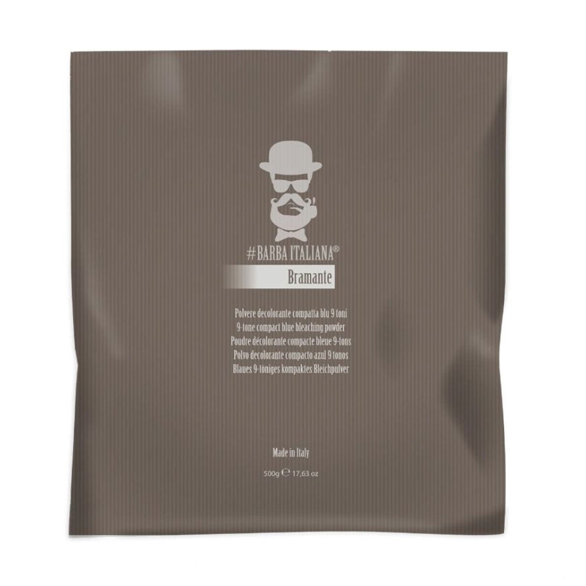Чоловіча пудра для освітлення волосся до 9 тонів Barba Italiana Bramante Bleaching Powder Синя, 500 г